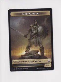 MAGIC COMMANDER MODERN HORIZONS 3 DOUBLE TOKEN MARIT LAGE / SAND WARRIOR (X) - Image 2