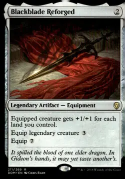 Dominaria #211 Blackblade Reforged - Image 1