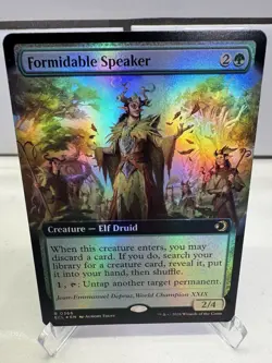 Formidable Speaker (Extended Art) Lorwyn Eclipsed Foil - Image 1
