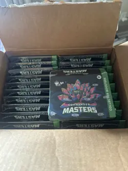 Magic: The Gathering Commander Masters Collector Booster Box - 4 Packs MTG 195166216683 - Image 2