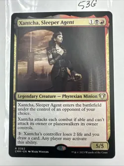 1x Xantcha, Sleeper Agent NM-Mint, English Commander Masters MTG Magic - Image 2