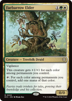 4x Faeburrow Elder NM-Mint, English Commander: Lorwyn Eclipsed MTG Magic - Image 1