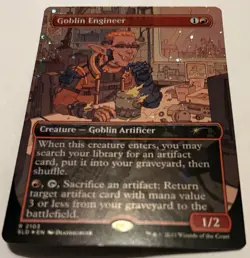 🌟 Goblin Engineer GALAXY FOIL 💫 Deathburger Secret Lair MTG 🌟 - Image 1