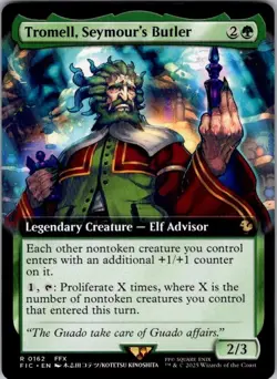 Tromell, Seymour's Butler (Extended Art) R Commander: FINAL FANTASY 162 NM - Image 1