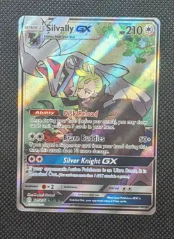 Pokemon Silvally GX Full Art Ultra Rare Holo SM Cosmic Eclipse 227/236 Card - Image 1