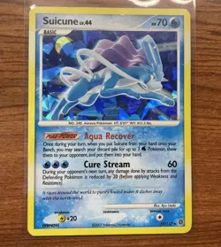 Suicune Holo Rare Secret Wonders 19/132 Cracked Ice Pokemon 2007 MP - Image 1