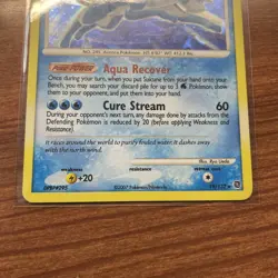 Suicune Holo Rare Secret Wonders 19/132 Cracked Ice Pokemon 2007 MP - Image 2