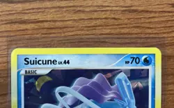 Suicune Holo Rare Secret Wonders 19/132 Cracked Ice Pokemon 2007 MP - Image 3