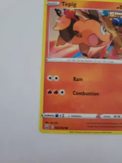 Pokemon TCG Tepig Sword & Shield Battle Styles 023/163 Promo Cosmos Holo Rare NM - Image 5