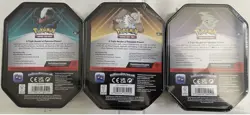 Pokemon TCG Triple Whammy Tins - All 3 Variants - Image 2