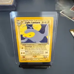Pokemon Light Lanturn 23/105 Neo Destiny Unlimited Edition NM Rare - Image 1