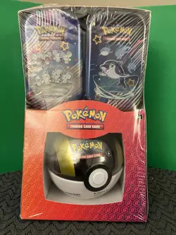 Pokemon TCG: Paldean Fates Mini Tins With Pokeball Sam’s Club - Sealed - New - Image 1