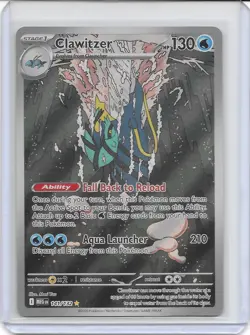Pokemon TCG Clawitzer 141/132 - Illustration Rare (IR) - Image 1