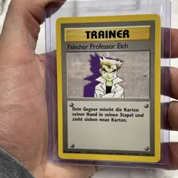 1999 Pokemon Base Set Imposter Professor Oak Deutsch 73/102 Vintage Pokemon Rare - Image 2