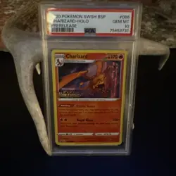 Pokemon Charizard Vivid Voltage Prerelease Holo Promo SWSH066 PSA 10 Gem Mint - Image 1