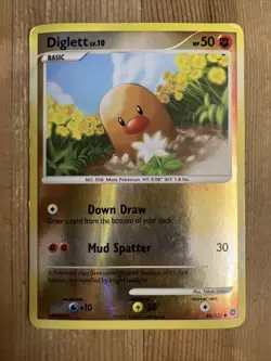Pokemon Diglett 85/132 Secret Wonders Reverse Holo Common DMG - Image 1