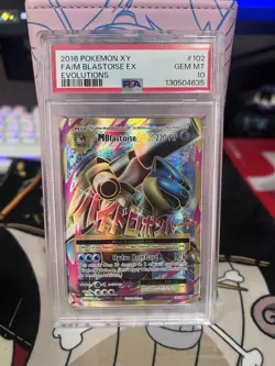 Psa 10 Pokemon Xy Evolutions M Blastoise Ex - Image 1