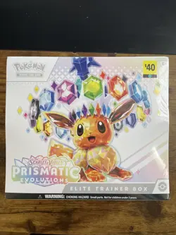 Pokemon Prismatic Evolutions ETB Elite Trainer Box Factory Sealed Dollar General - Image 1
