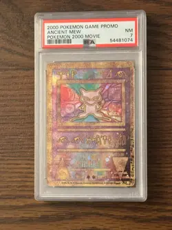 Pokemon Ancient Mew Movie Promo PSA 7 Certification # 54481074 - Image 1