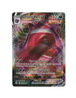 Pokemon Swsh08: Fusion Strike Gengar VMAX Ultra Rare 157/264 - Image 1