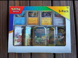 🔥 Pokemon TCG Paldea Friends Mini Tin 5-Pack Box Set | Sealed | 10 Packs - Image 1