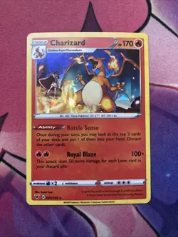 Charizard 025/185 Cracked Ice Deck Exclusive Vivid Voltage Holo Pokemon English - Image 1