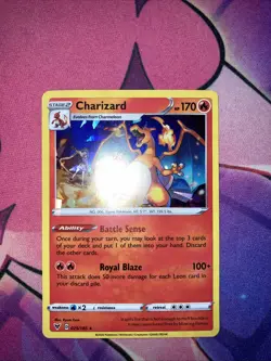 Charizard 025/185 Cracked Ice Deck Exclusive Vivid Voltage Holo Pokemon English - Image 3