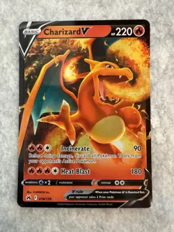 Pokemon TCG Charizard V Crown Zenith 018/159 Holo Ultra Rare - NM NEAR MINT - Image 1