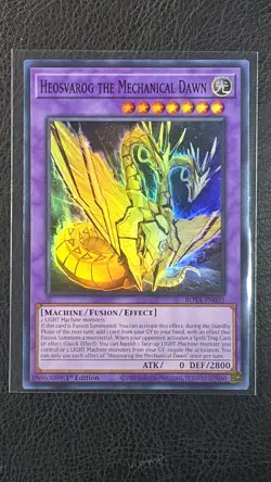 Heosvarag The Mechanical Dawn 1st Ed ROTA-EN035 M PF YuGiOh Rage Of The Abyss - Image 1