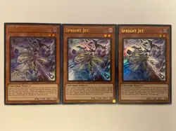 Yugioh x3 Spright Jet BLTR-EN076 Ultra Rare 1st Edition NM - Image 1