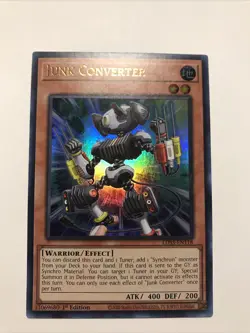 Yu-Gi-Oh! TCG Junk Converter Legendary Duelists: Season 3 LDS3-EN118 1st Edition - Image 2