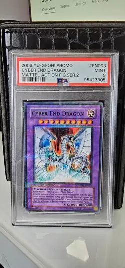 PSA 9 Yu-Gi-Oh! Cyber End Dragon MF02 Mattel - Image 1
