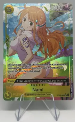 One Piece TCG Starter Deck 29: Egghead Nami ST29-008 Alt Art Foil - NM - Image 1