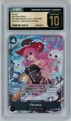 2025 One Piece PC: Best Selection Vol. 4 Perona OP10-092 CGC Pristine 10 - Image 1