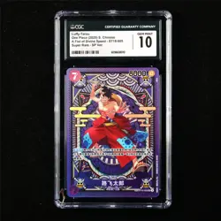 CGC 10 GEM MINT 2025 One Piece CHN Luffy-Tarou ST18-005 SR - Image 1