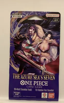 15 packs of One Piece TCG: The Azure Sea's Seven Sleeved Booster OP-14 English. - Image 2