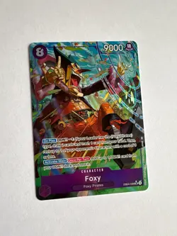 One Piece Foxy eb04-36 Secret Rare The Azure Sea’s Seven Warlords English - Image 1