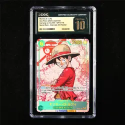 CGC 10 Pristine 2025 One Piece JPN Monkey D. Luffy OP13-118 SEC - Image 1