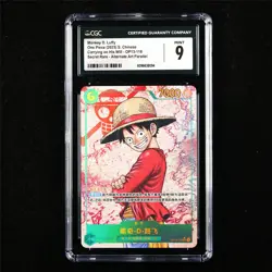 CGC 9 MINT 2025 One Piece CHN Monkey D. Luffy OP13-118 SEC - Image 1