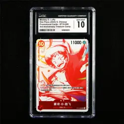 CGC 10 GEM MINT 2025 One Piece CHN Monkey D. Luffy ST10-006 SR - Image 1