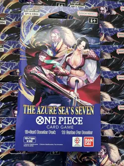 20x One Piece OP14 THE AZURE SEA’S SEVEN - Sleeved Booster Packs English 🔥 - Image 2