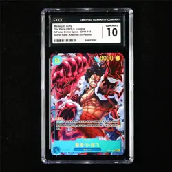 CGC 10 GEMMINT 2025 One Piece CHN Monkey D.Luffy OP11-118 SEC (Alt Art Parallel) - Image 1