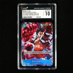 CGC 10 GEMMINT 2025 One Piece CHN Monkey D.Luffy OP11-118 SEC (Alt Art Parallel) - Image 2