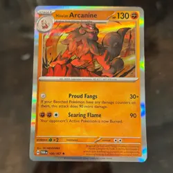 Hisuian Arcanine 100/167 Pokemon Card Pokemon TCG Holo - Image 1