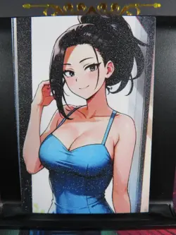 Momo Yaoyoruzu MHA My Hero Art Card Glitter Anime Sexy Waifu CCG Collectible - Image 1