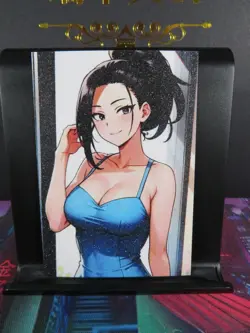 Momo Yaoyoruzu MHA My Hero Art Card Glitter Anime Sexy Waifu CCG Collectible - Image 2