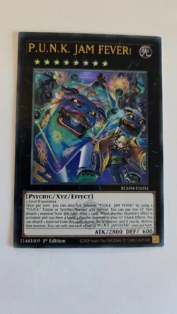 BLMM-EN051 P.U.N.K. JAM FEVER! Ultra Rare Yu-Gi-Oh Card 1st Edition MINT! - Image 1
