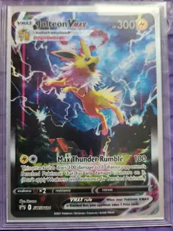 Jolteon VMAX SWSH184 SWSH: Sword & Shield Promo Cards Holo LP - Image 1