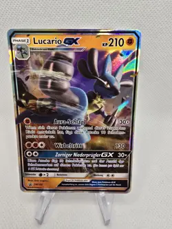 POKEMON - Black Star Promo - Lucario GX - SM100 - deutsch - Image 1