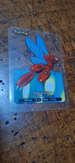 Scizor 058 Pokemon Lamincards Edibas - ESP - Good - Image 1